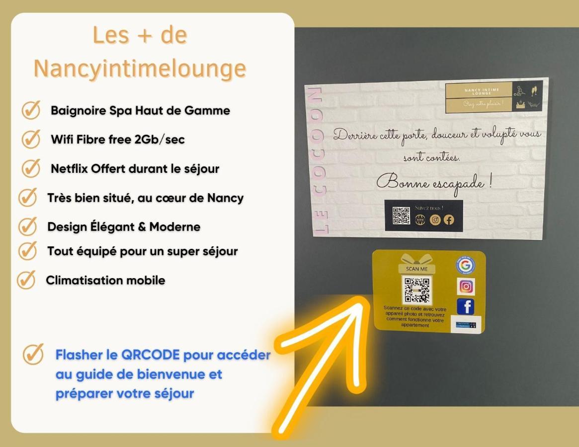 Suite Le Cocoon & Spa By Nancyintimelounge Extérieur photo